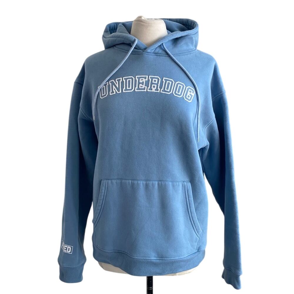 FRED Underdog Hoodie Women’s Sz XL Baby Blue Cozycore Casual Skater